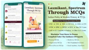 One Stop Solution For General Studies Through MCQs or PYQs In Bilingual Mode (English/Hindi). Highly Beneficial For - UPSC, PSC, CDS, NDA, UPPSC, RPSC, BPSC, MPPSC, TNPSC, UKPSC, APPSC, MPSC, Police SI/Constable, RRB NTPC, SSC CGL, CHSL, GD, CPO/CISF, Lekhpal, Patwari and many other sarkari exam / sarkari job.