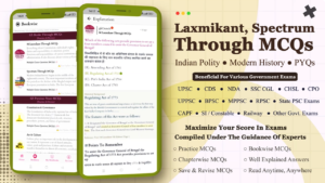 One Stop Solution For General Studies Through MCQs or PYQs In Bilingual Mode (English/Hindi). Highly Beneficial For - UPSC, PSC, CDS, NDA, UPPSC, RPSC, BPSC, MPPSC, TNPSC, UKPSC, APPSC, MPSC, Police SI/Constable, RRB NTPC, SSC CGL, CHSL, GD, CPO/CISF, Lekhpal, Patwari and many other sarkari exam / sarkari job.